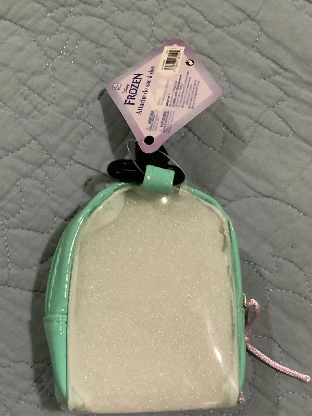 Disney Kids Mint Green Anna Backpack Clip with Pastel Graphics